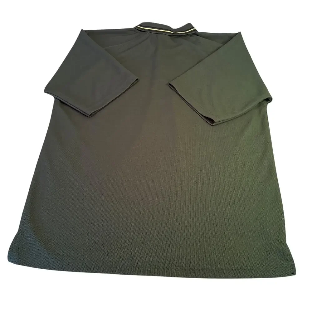 Adidas‎ Notre Dame Football Golf Polo Green Shirt Sz XL